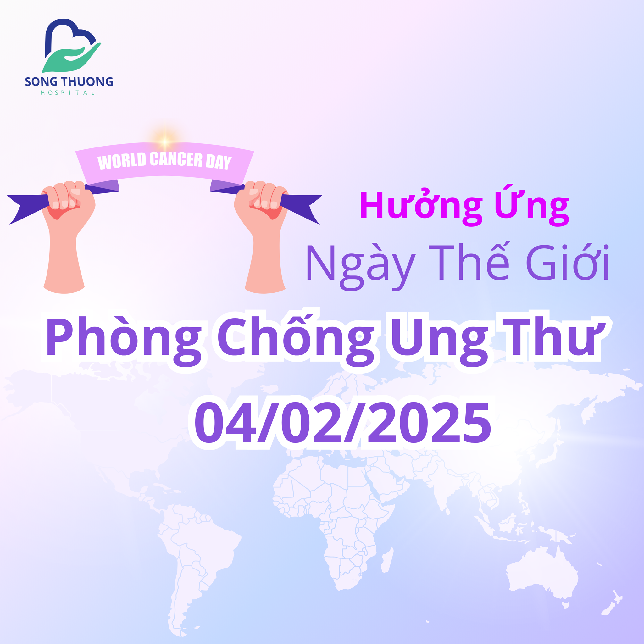 HƯỞNG ỨNG NGÀY THẾ GIỚI PHÒNG CHỐNG UNG THƯ 04/02/2025